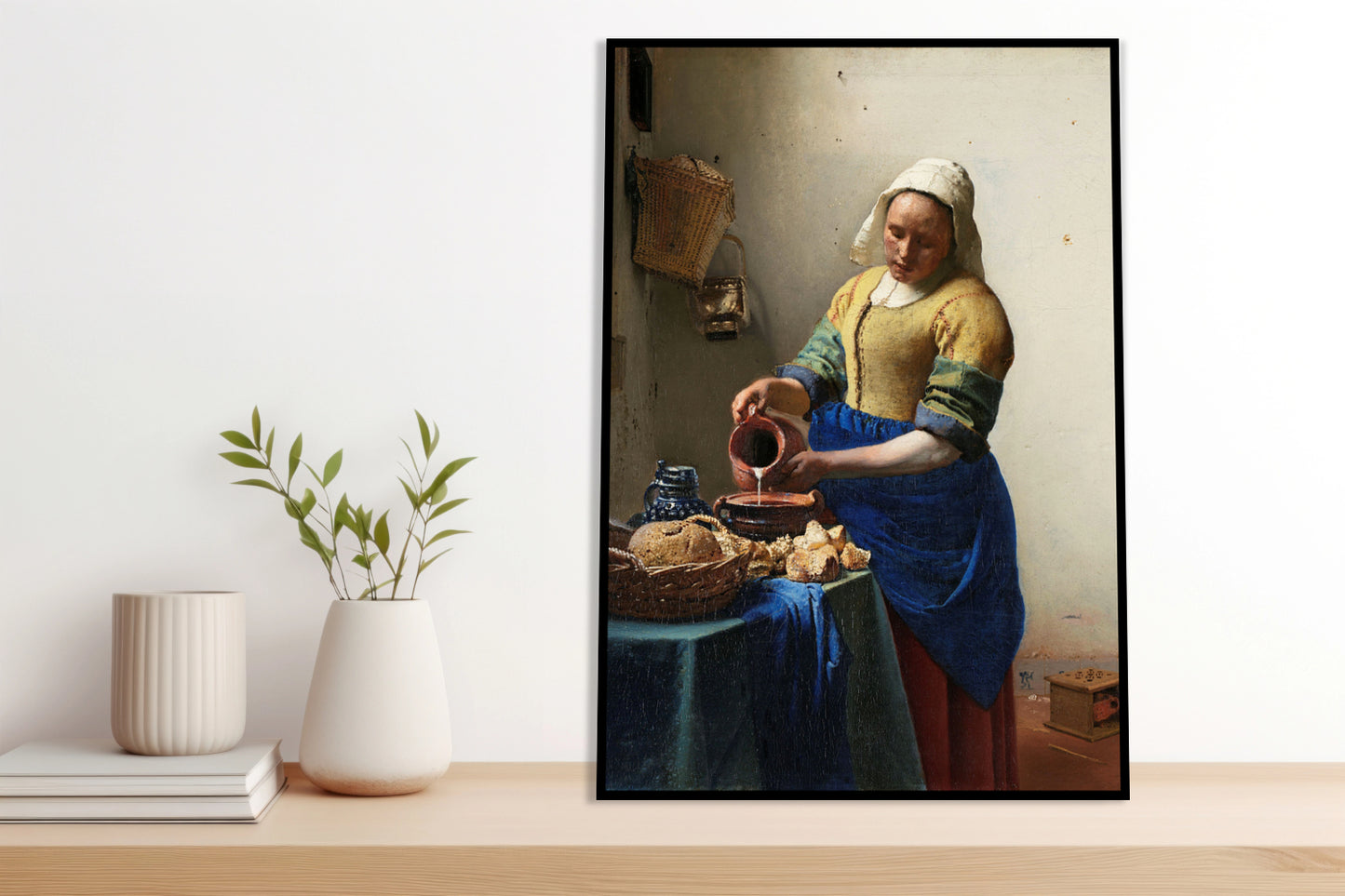 Plakat  Mleczarka, Vermeer Vintage do Salonu