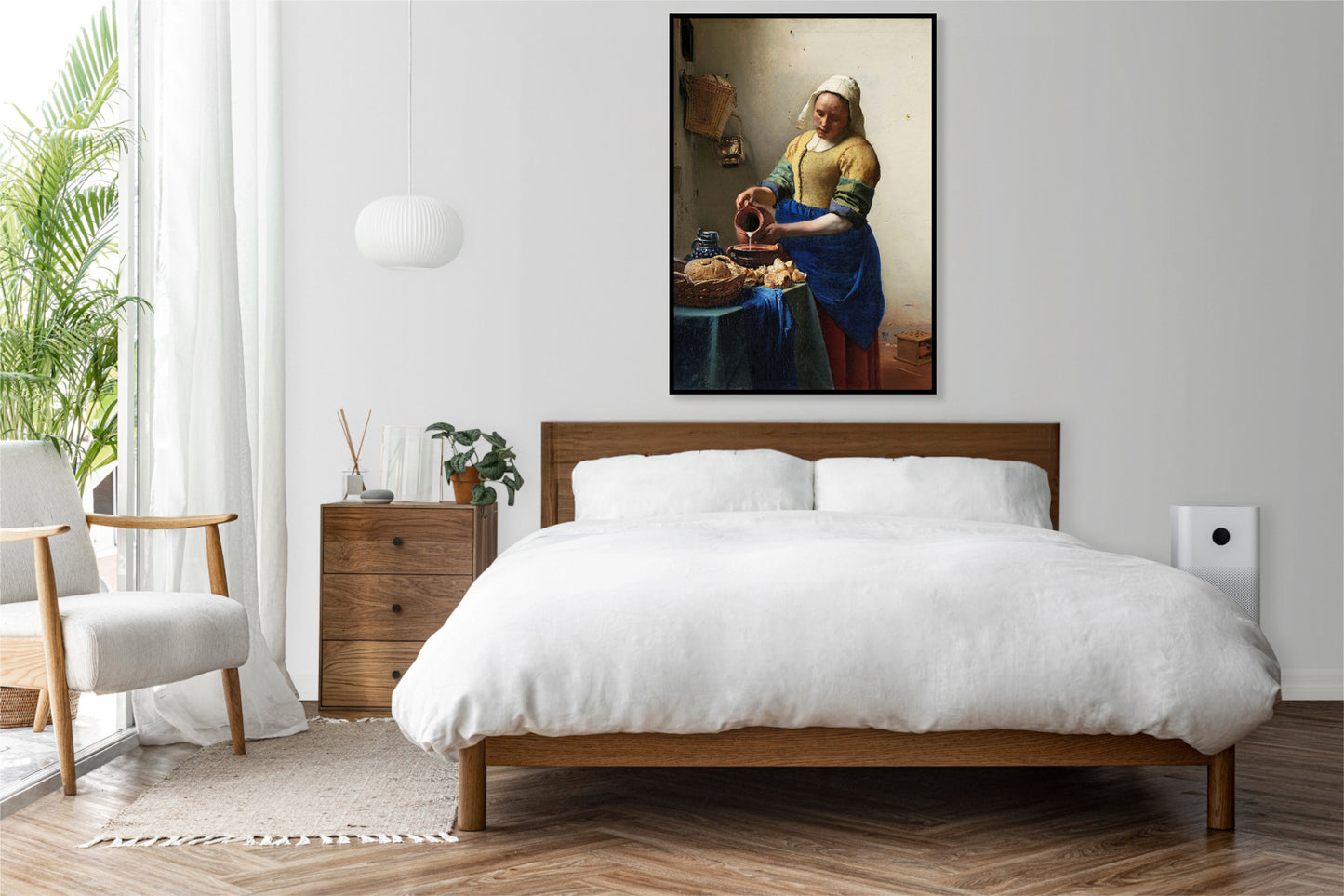Plakat  Mleczarka, Vermeer Vintage do Salonu