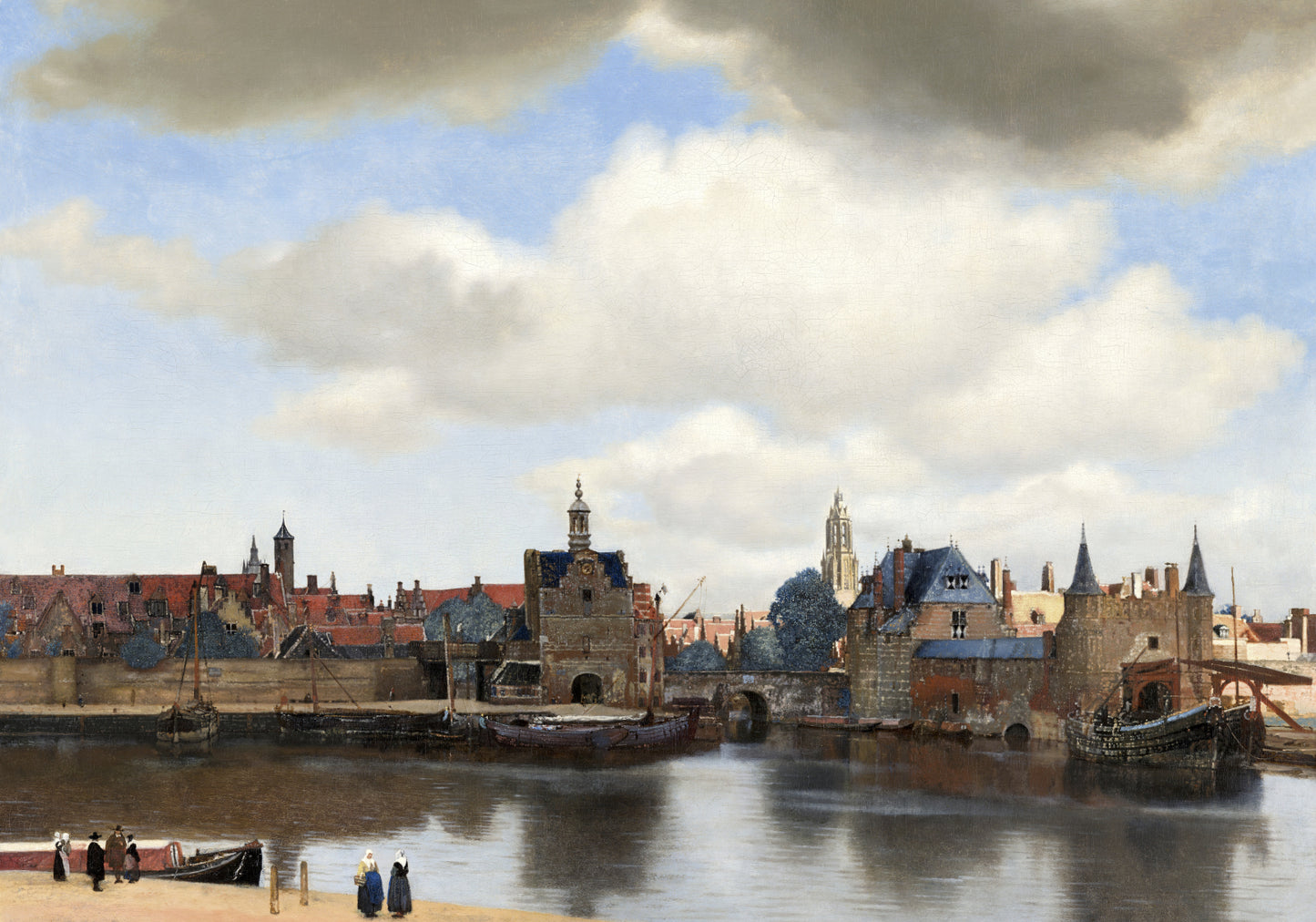 Plakat  View of Delft, Vermeer Vintage do Salonu