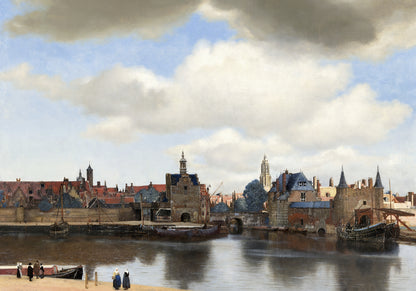 Plakat  View of Delft, Vermeer Vintage do Salonu