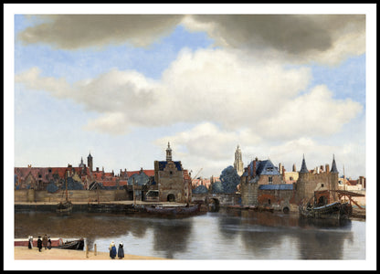Plakat  View of Delft, Vermeer Vintage do Salonu