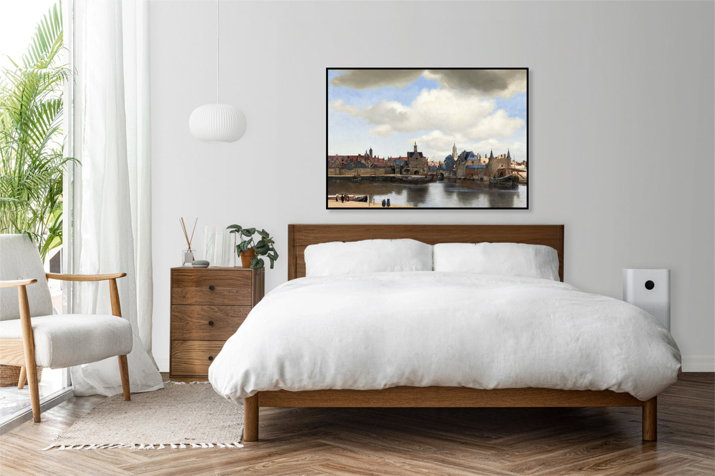 Plakat  View of Delft, Vermeer Vintage do Salonu