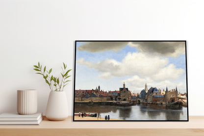 Plakat  View of Delft, Vermeer Vintage do Salonu