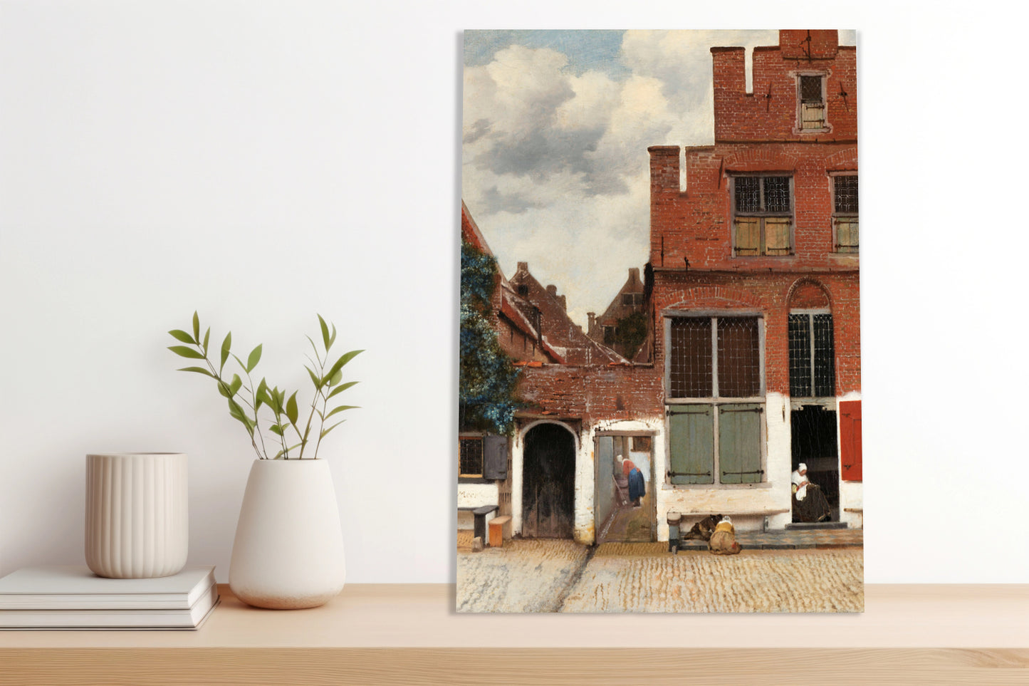 Obraz  The Little Street, Vermeer Vintage do Salonu