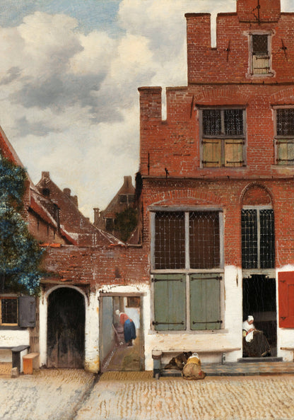 Plakat Vermeer - Ulica w Delft