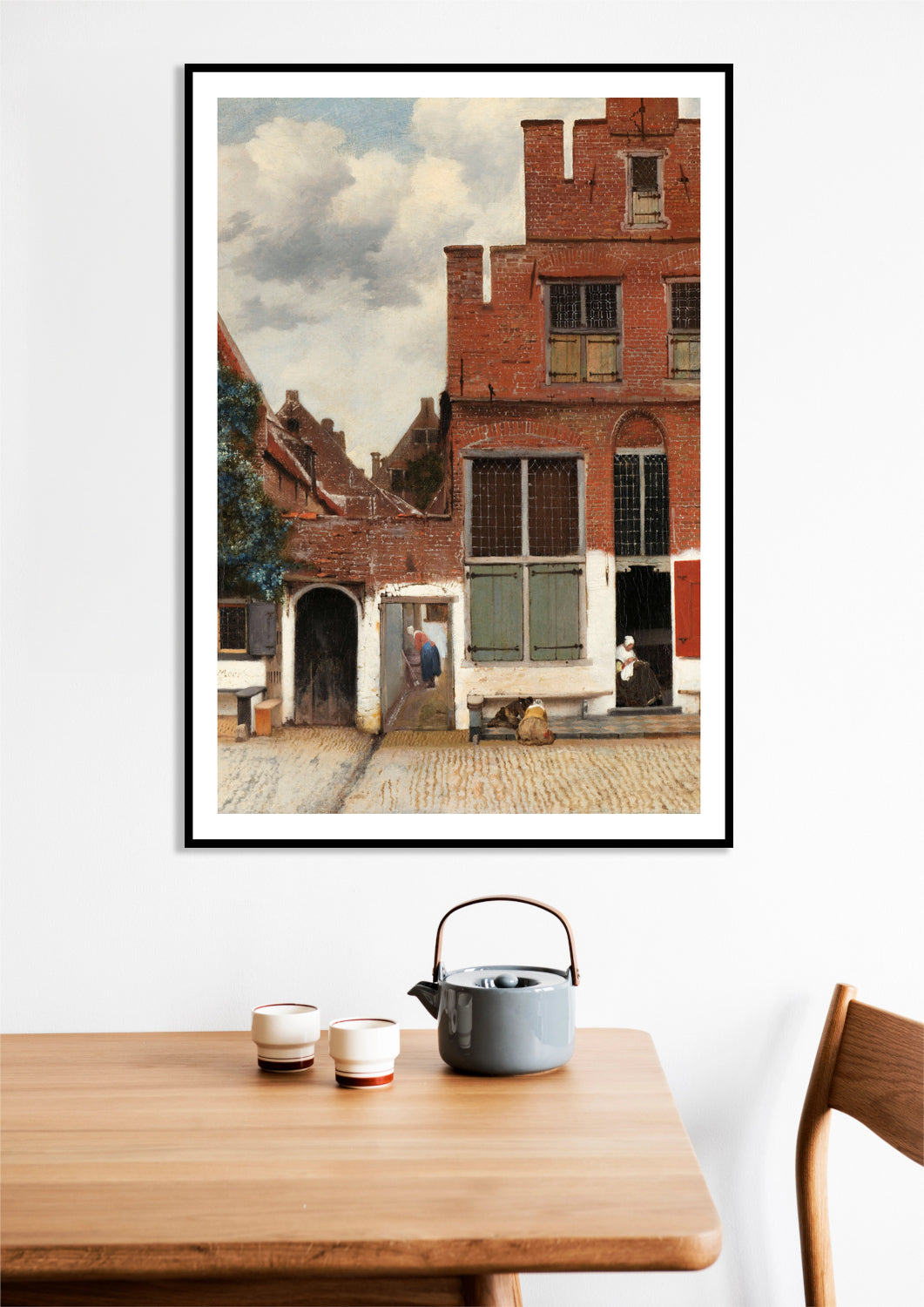 Plakat Vermeer - Ulica w Delft