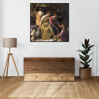 Plakat  Diana and her Nymphs, Vermeer Vintage