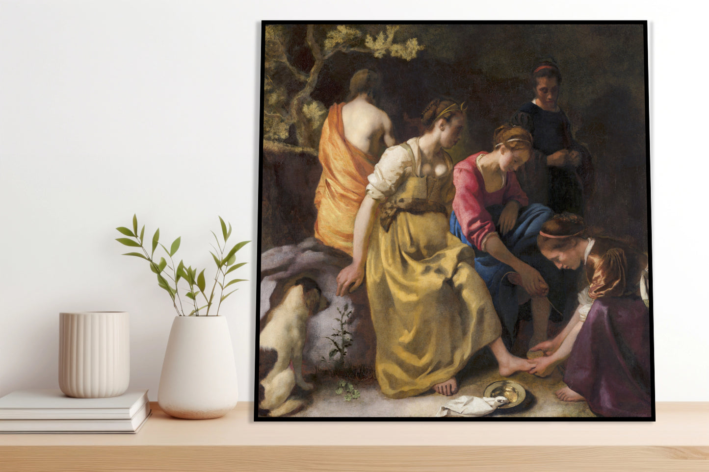 Plakat  Diana and her Nymphs, Vermeer Vintage