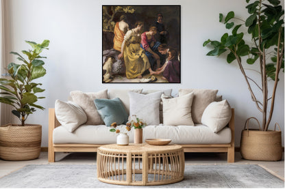 Plakat  Diana and her Nymphs, Vermeer Vintage