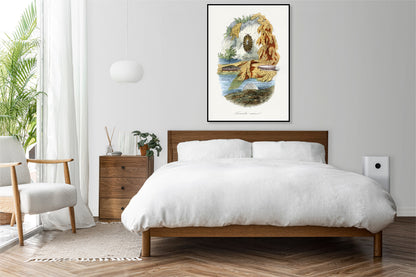 Plakat  Ślimak Wulkaniczny, Gervais Vintage do Salonu