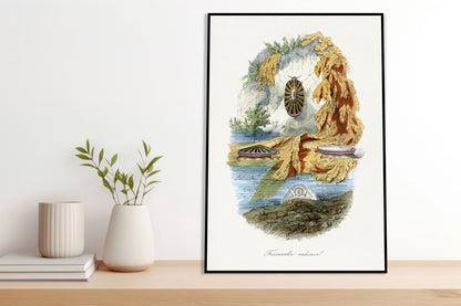 Plakat  Ślimak Wulkaniczny, Gervais Vintage do Salonu