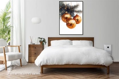 Plakat  Bombki 2 Świąteczny Zimowy Boże Narodzenie Święta