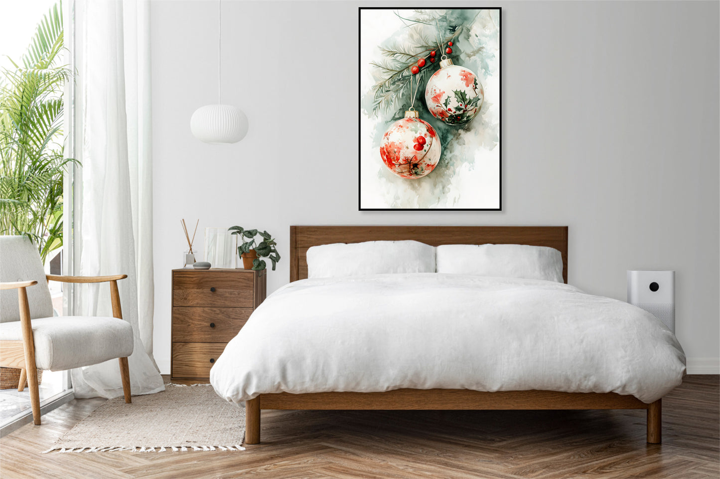 Plakat  Bombki 3 Świąteczny Zimowy Boże Narodzenie Święta