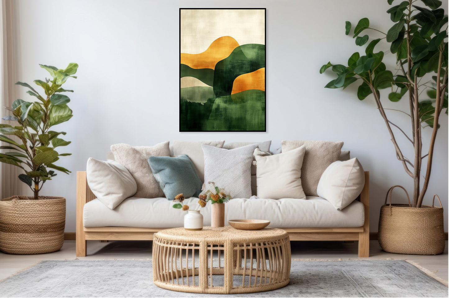 Plakat  Linia Minimalistyczny , Wnętrza Styl Skandynawski