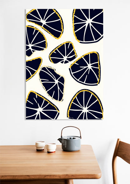 Obraz  Cytrusy Minimalistyczny , Wnętrza Styl Skandynawski, Boho