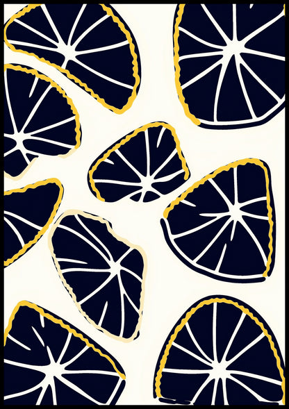 Plakat  Cytrusy Minimalistyczny , Wnętrza Styl Skandynawski, Boho