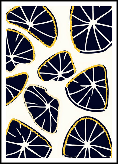Plakat  Cytrusy Minimalistyczny , Wnętrza Styl Skandynawski, Boho