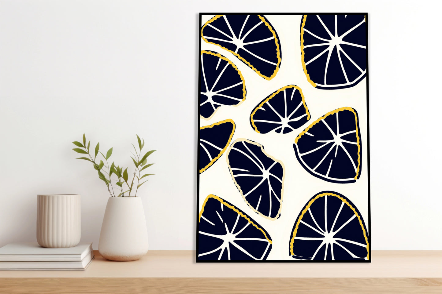 Plakat  Cytrusy Minimalistyczny , Wnętrza Styl Skandynawski, Boho