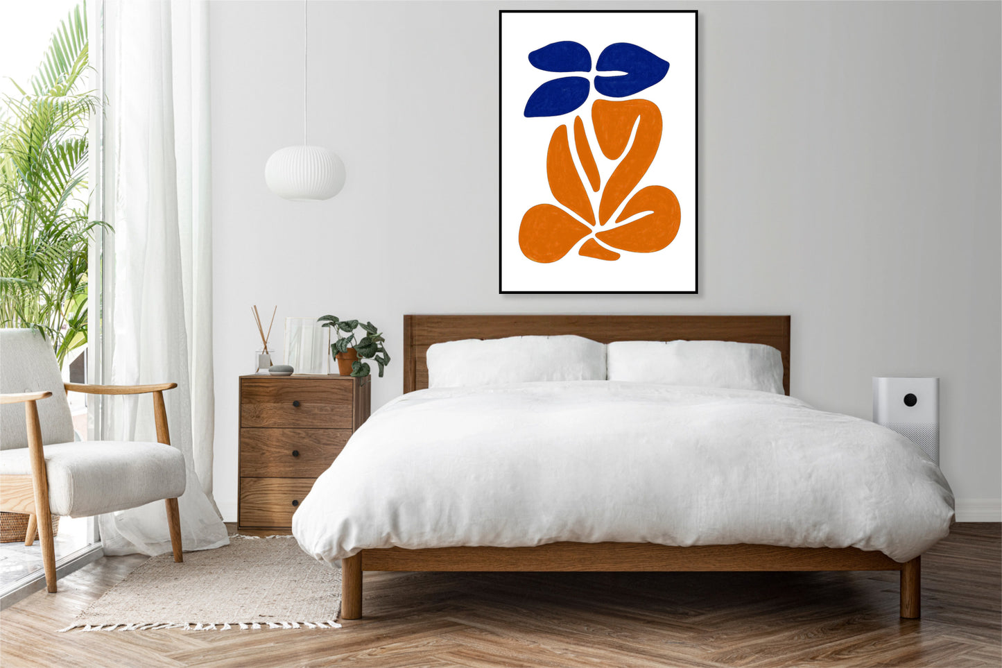 Plakat  Siad Minimalistyczny , Wnętrza Styl Skandynawski, Boho