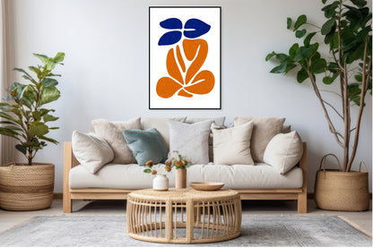Plakat  Siad Minimalistyczny , Wnętrza Styl Skandynawski, Boho