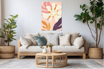 Obraz   Ogród Minimalistyczny , Wnętrza Styl Skandynawski, Boho