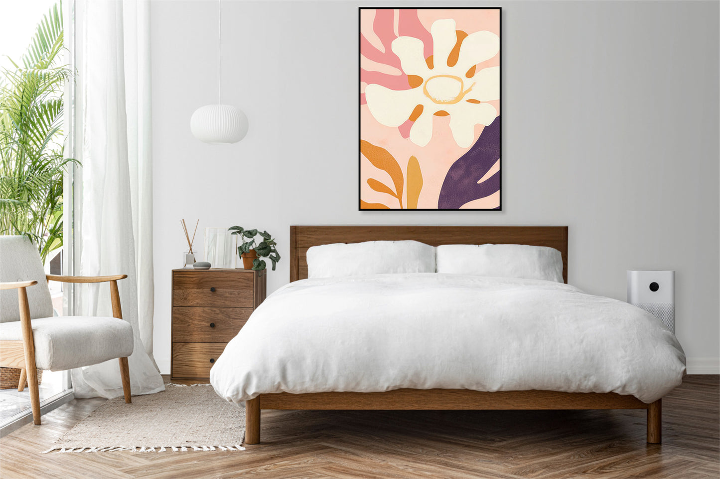 Plakat   Ogród Minimalistyczny , Wnętrza Styl Skandynawski, Boho