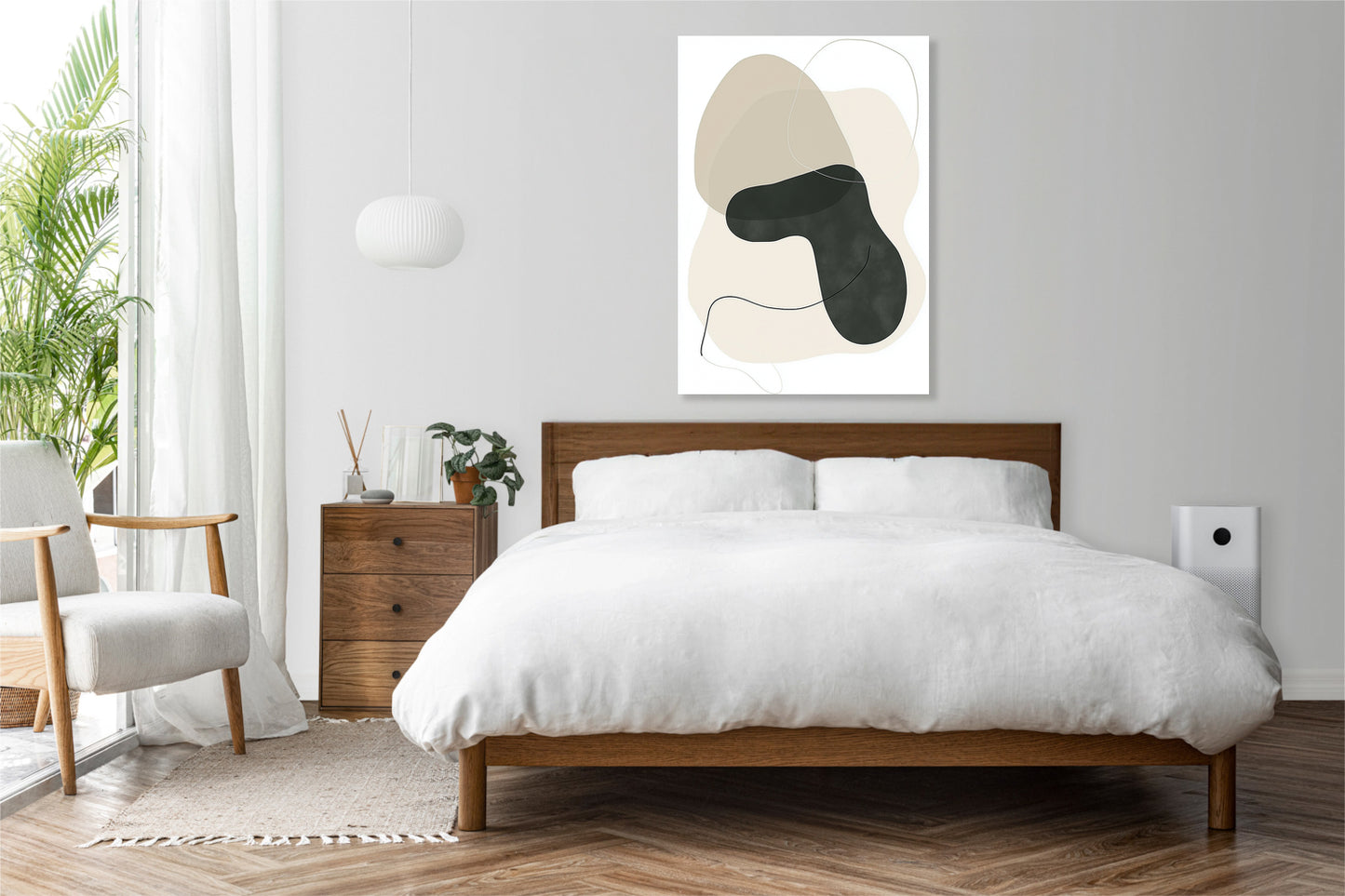 Obraz  Warstwa Minimalistyczny , Wnętrza Styl Skandynawski, Boho