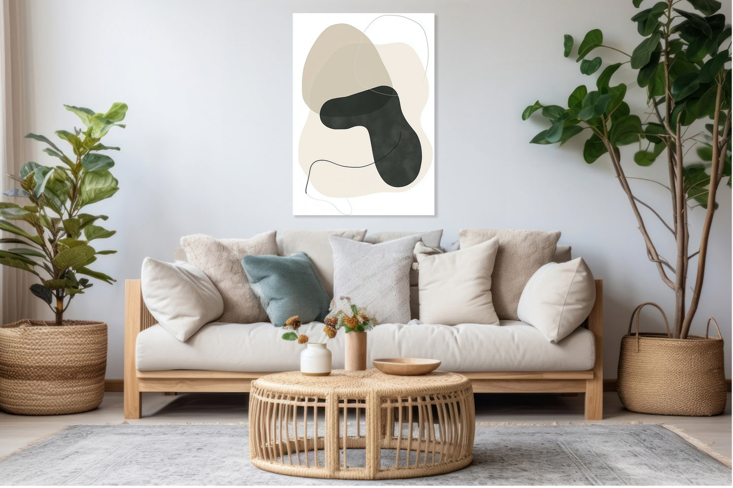Obraz  Warstwa Minimalistyczny , Wnętrza Styl Skandynawski, Boho