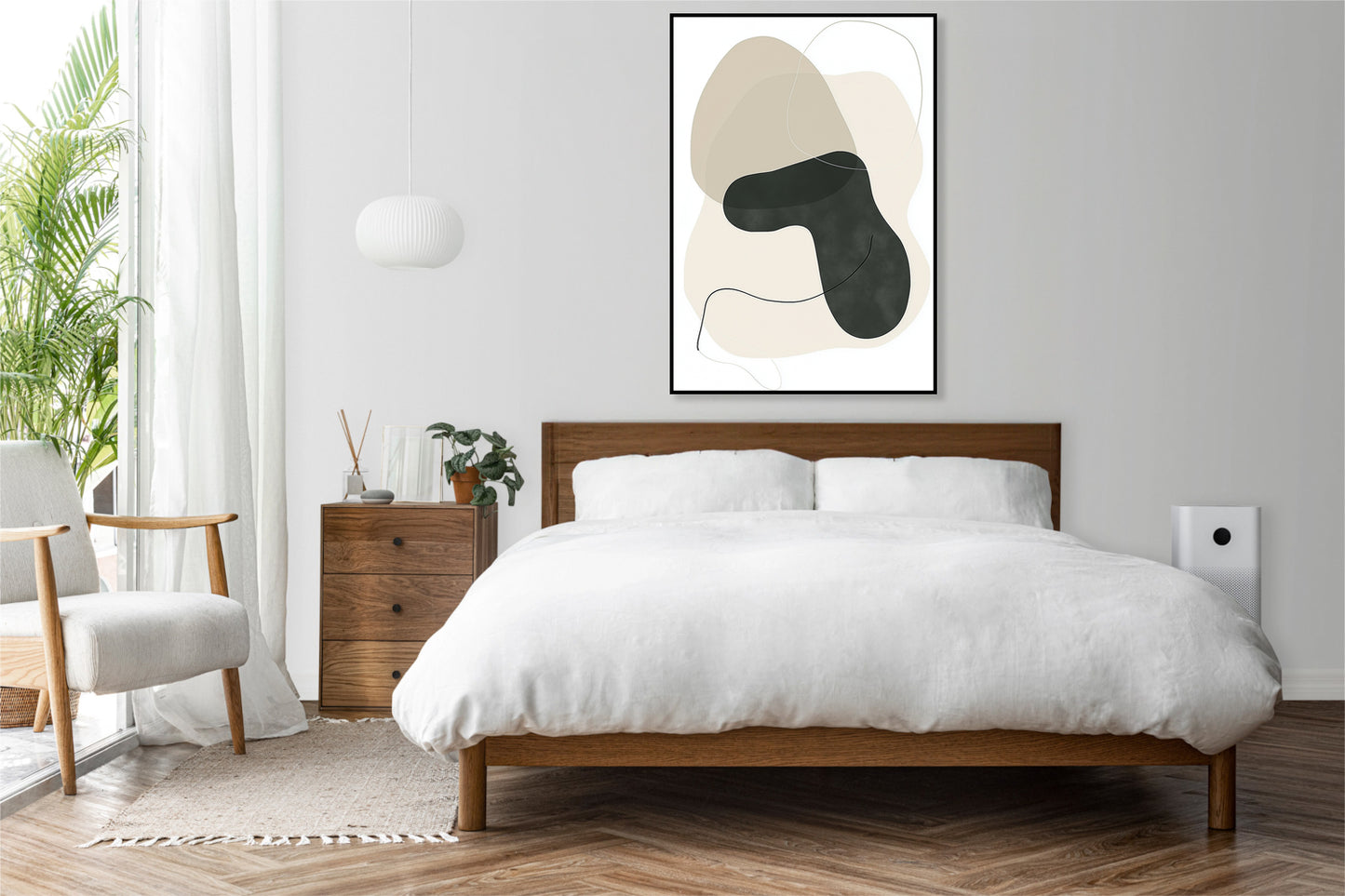 Plakat  Warstwa Minimalistyczny , Wnętrza Styl Skandynawski, Boho