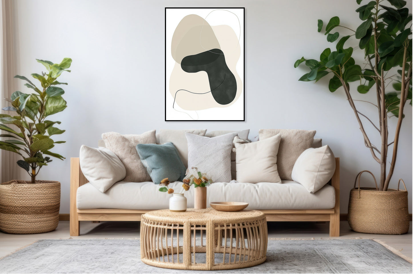 Plakat  Warstwa Minimalistyczny , Wnętrza Styl Skandynawski, Boho