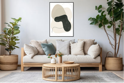 Plakat  Warstwa Minimalistyczny , Wnętrza Styl Skandynawski, Boho