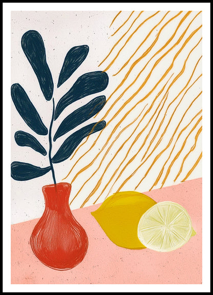 Plakat  Wazon Minimalistyczny , Wnętrza Styl Skandynawski, Boho