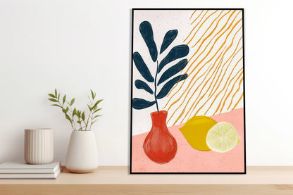 Plakat  Wazon Minimalistyczny , Wnętrza Styl Skandynawski, Boho