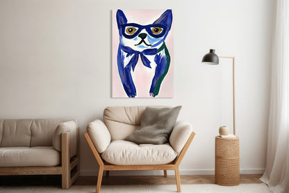 Obraz  Psiecko Minimalistyczny , Wnętrza Styl Skandynawski, Boho