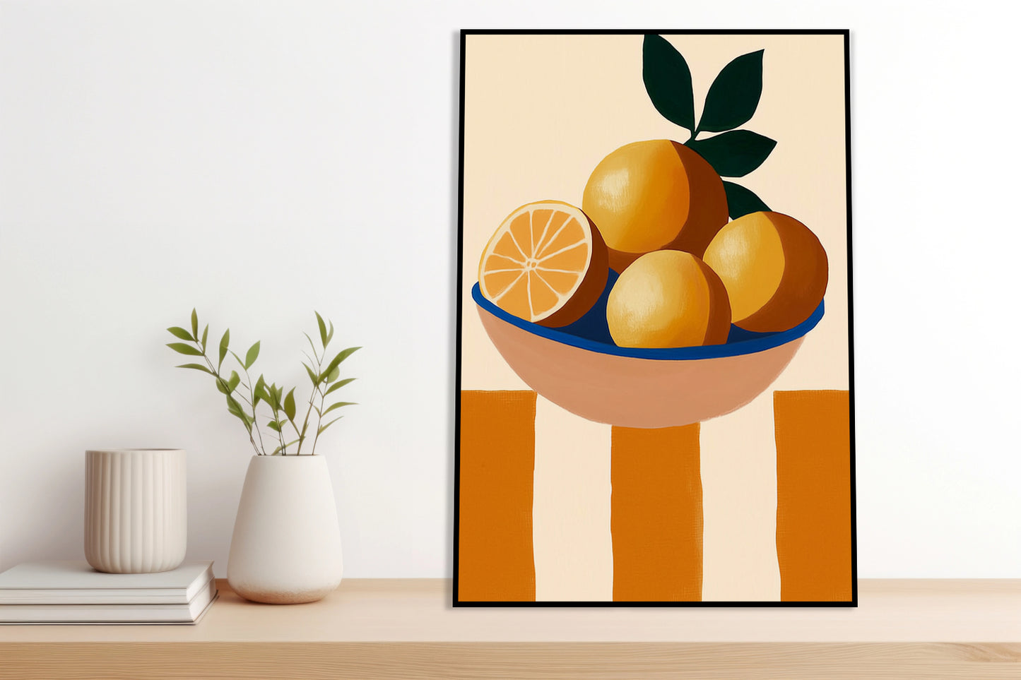 Plakat  Stolik Minimalistyczny , Wnętrza Styl Skandynawski, Boho