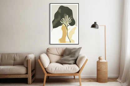 Plakat  Widok Minimalistyczny , Wnętrza Styl Skandynawski, Boho