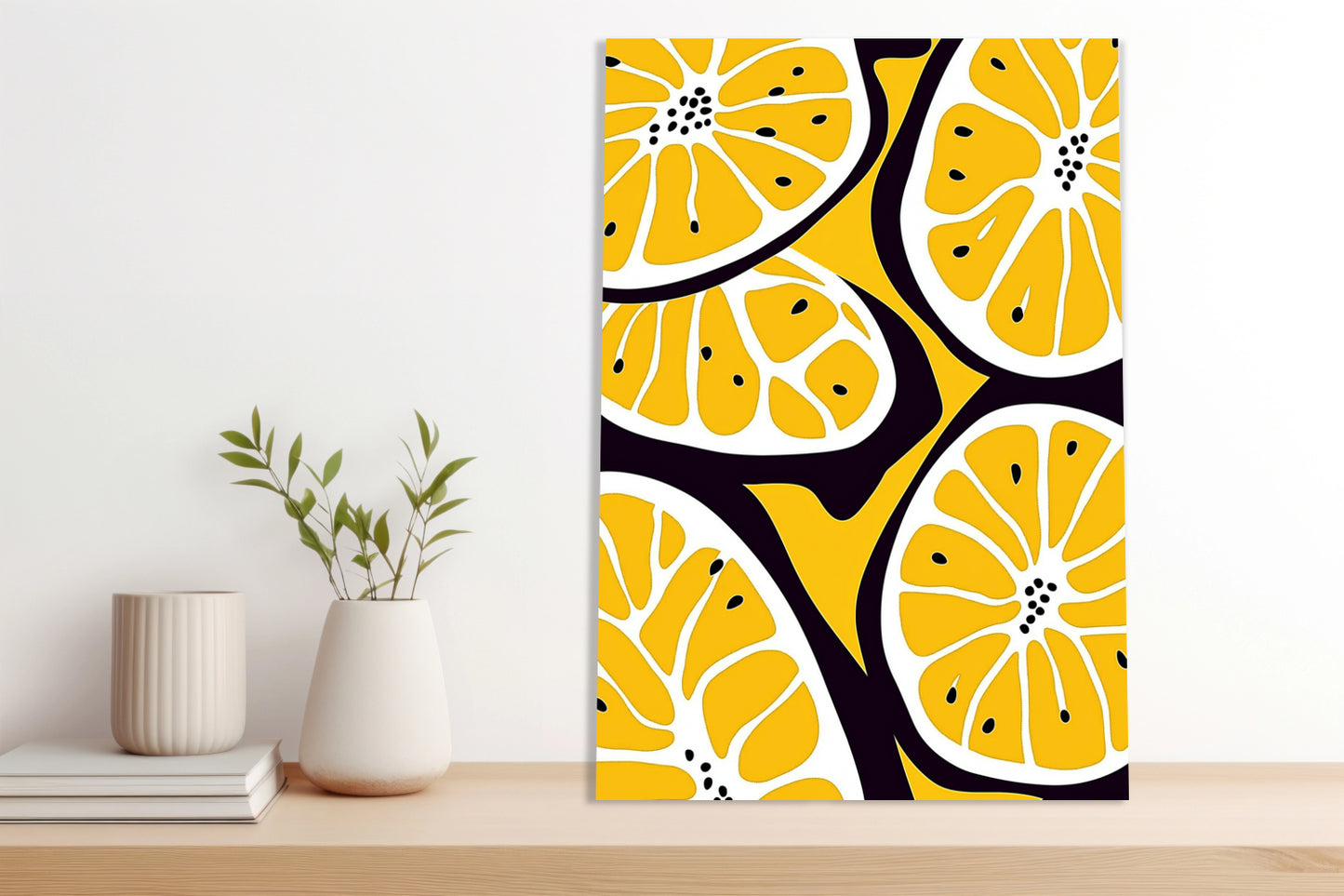 Obraz  Nowoczesny Owoce I Cytryny I  Pop Art Vintage do Salonu