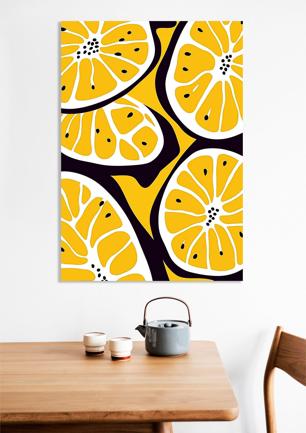 Obraz  Nowoczesny Owoce I Cytryny I  Pop Art Vintage do Salonu