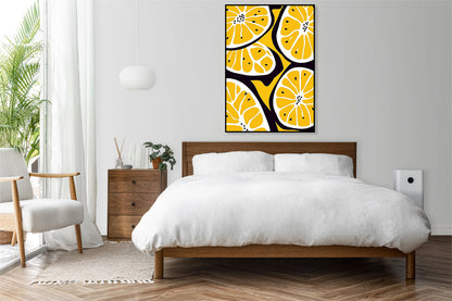 Plakat  Nowoczesny Owoce I Cytryny I  Pop Art Vintage do Salonu