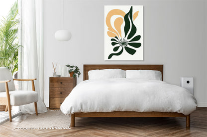 Obraz  Kwiat Minimalistyczny , Wnętrza Styl Skandynawski, Boho