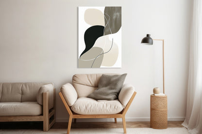 Obraz  Liniowy Minimalistyczny , Wnętrza Styl Skandynawski, Boho