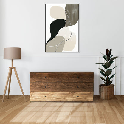 Plakat  Liniowy Minimalistyczny , Wnętrza Styl Skandynawski, Boho