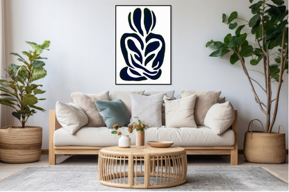 Plakat  Czułość Minimalistyczny , Wnętrza Styl Skandynawski, Boho