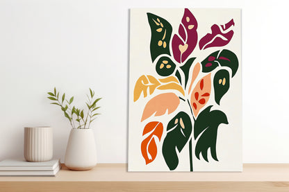 Obraz  Kwiatorośl Minimalistyczny , Wnętrza Styl Skandynawski, Boho