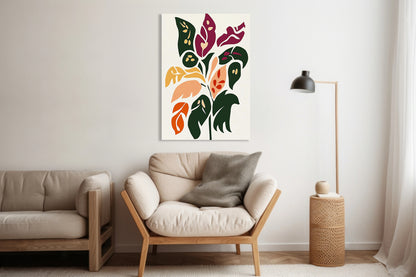 Obraz  Kwiatorośl Minimalistyczny , Wnętrza Styl Skandynawski, Boho