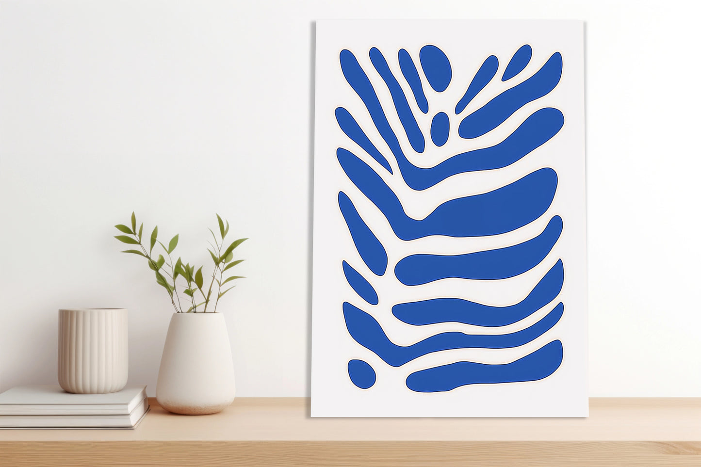Obraz  Fala Minimalistyczny , Wnętrza Styl Skandynawski, Boho