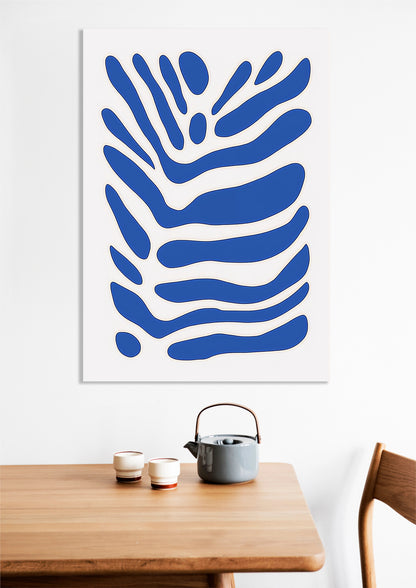 Obraz  Fala Minimalistyczny , Wnętrza Styl Skandynawski, Boho