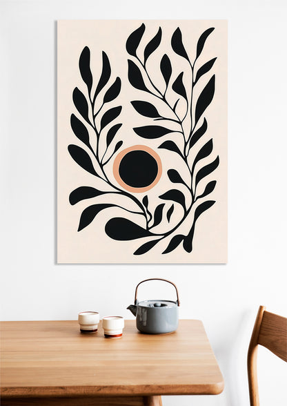 Obraz  Kwietnik 2 Minimalistyczny , Wnętrza Styl Skandynawski, Boho