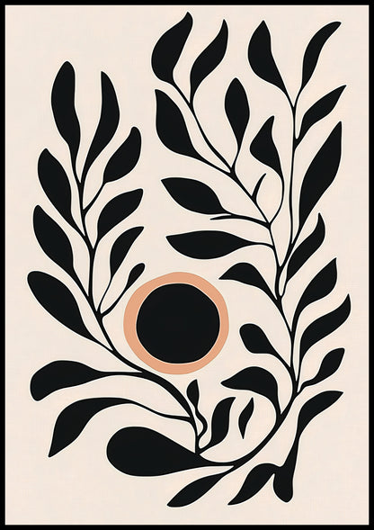 Plakat  Kwietnik 2 Minimalistyczny , Wnętrza Styl Skandynawski, Boho