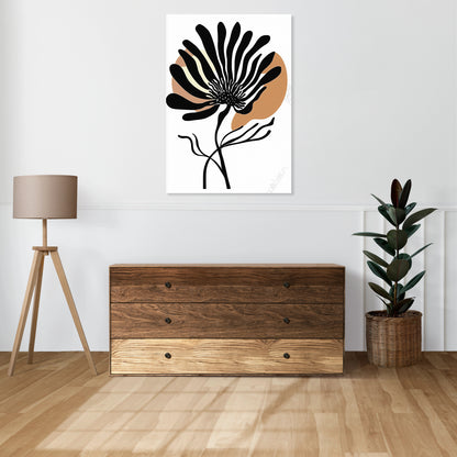 Obraz  Rozkwit Minimalistyczny , Wnętrza Styl Skandynawski, Boho